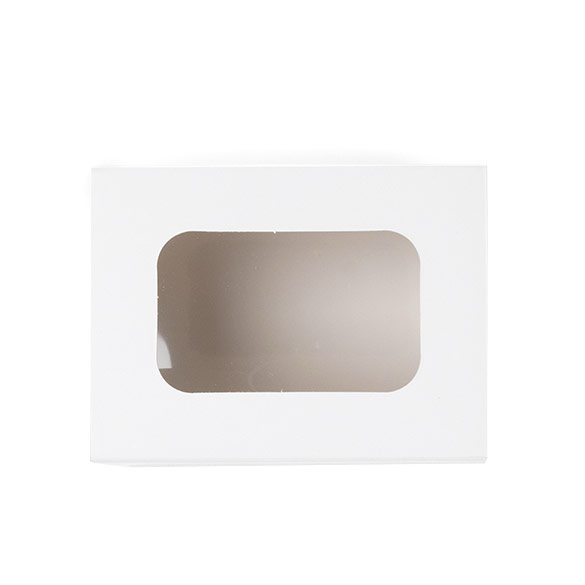 White Two Piece Paper Boxes 9,5x6,4x5,7cm (25 pcs) [MBS8W]