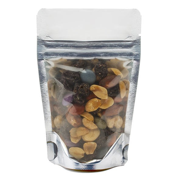 Stand Up Pouches Transparent/Gold 8x5x13cm | 28 grams (100 pieces) [ZBGG1]