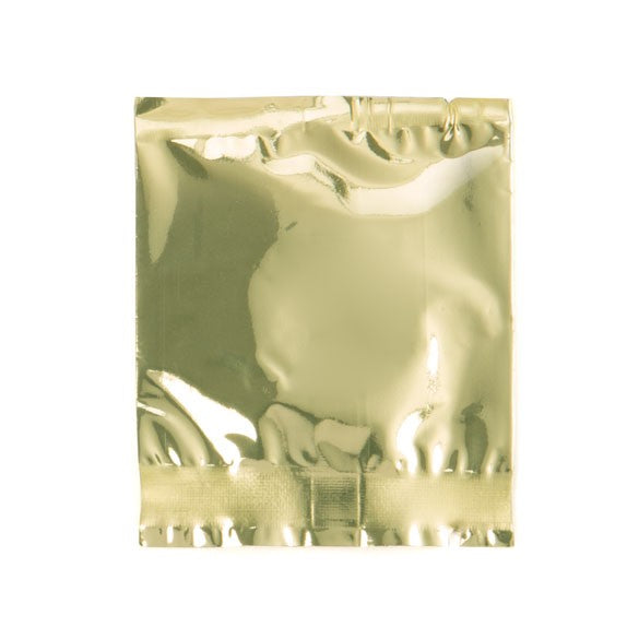 Plastic Bags Gold 5x5.5cm Metallised and Sealable (100 pieces) [SMB22QG]