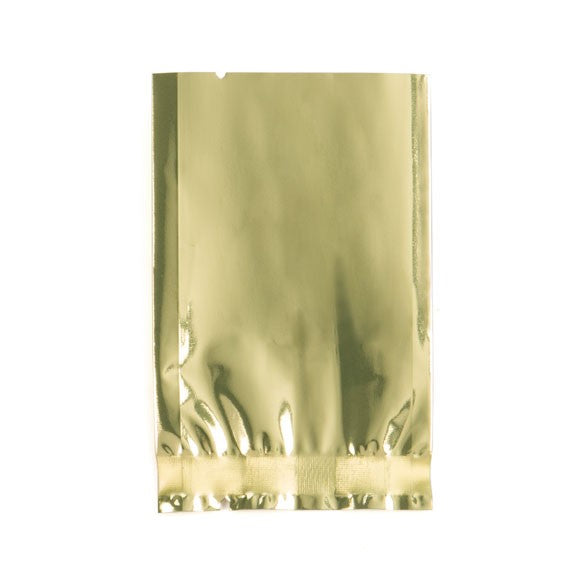 Plastic Bags Gold 5x7.5cm Metallised and Sealable (100 pieces) [SMB23SG]