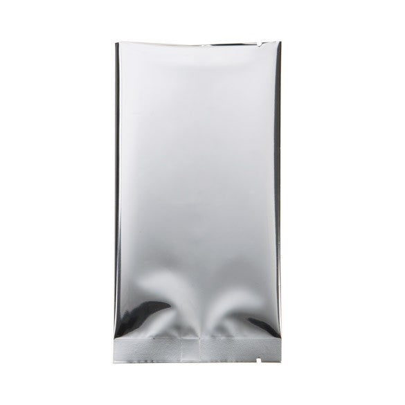 Plastic Bags Silver 7.5x14cm Metallised and Sealable (100 pieces) [SVP35HS]