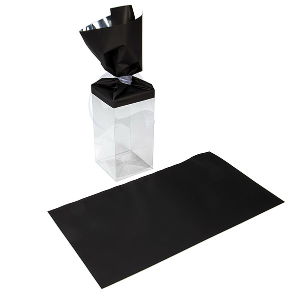 Foil Topper Metallic Matte Black 17,8x33 cm (25 pieces) [MT2MB]