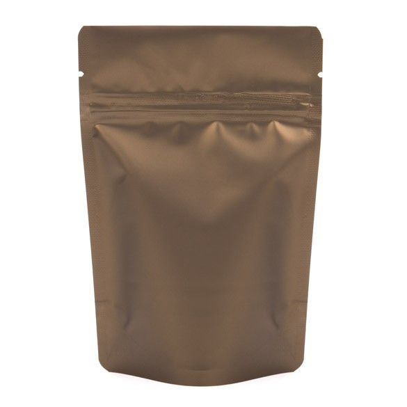 Stand Up Pouches Bronze 10x6x15cm | 57 grams (100 pieces) [ZBGM2BZ]