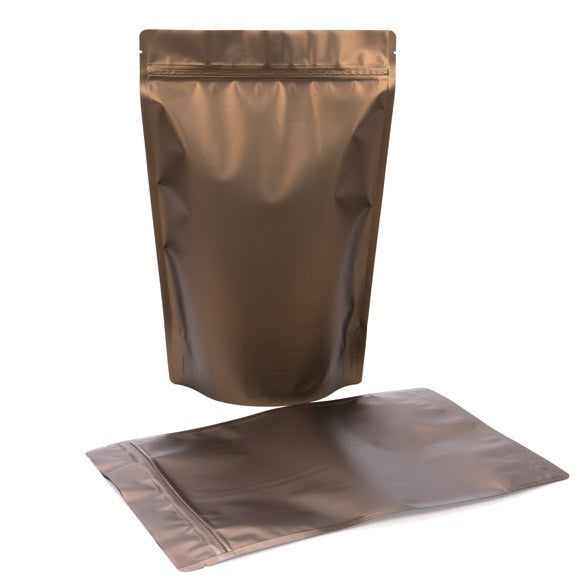 Stand Up Pouches Bronze 23x12x34.5cm | 907 grams (100 pieces) [ZBGM6BZ]