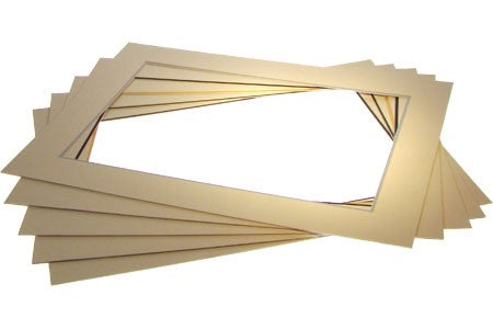 Mount Board Double thick White/Black 45.7x61cm with 32.1x47.3cm Window (10 pieces) [MD20098]