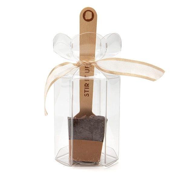 Plastic Gift Boxes with Flower Top 4.9x4.9x7.6cm (25 pieces) [FS354]