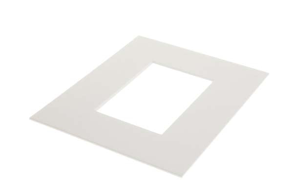 Mount Board Double thick White 27.9x35.6cm with 11.4x16.5cm Window (25 pieces) [MS31003]