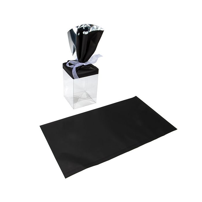 Foil Topper Metallic Matte Black 22,9x43,2 cm (25 pieces) [MT3MB]