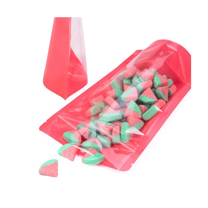 Stand Up Pouch Neon Watermelon 13x7.9x20.6 cm w/ Hang Hole (100 pieces) [ZBGN3W]