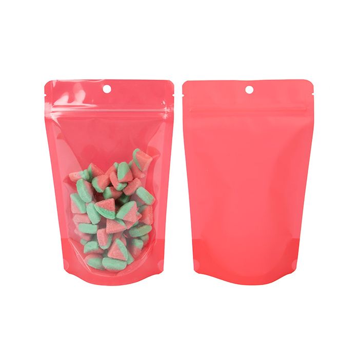 Stand Up Pouch Neon Watermelon 13x7.9x20.6 cm w/ Hang Hole (100 pieces) [ZBGN3W]
