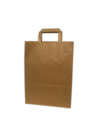 Paper Carrier Bags 26x17x25cm Brown Kraft 70 g/qm