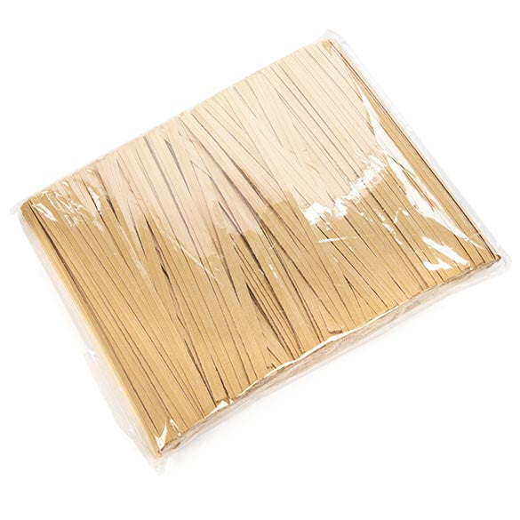 Tin Ties 10.2x0.4cm Kraft Paper (1.000 pieces) [TT4KR]