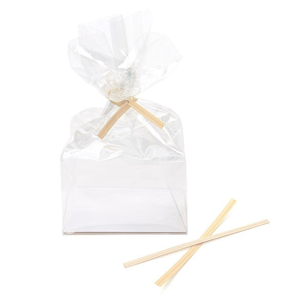 Tin Ties 10.2x0.4cm Kraft Paper (1.000 pieces) [TT4KR]