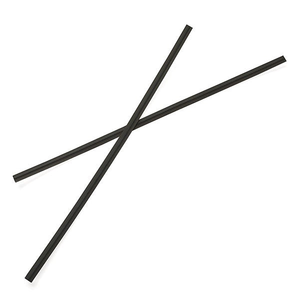 Tin Ties 15.2x0.4cm Paper Black (1.000 pieces) [TT6BK]