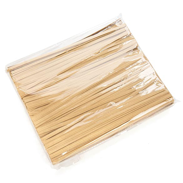 Tin Ties 15.2x0.4cm Kraft Paper (1.000 pieces) [TT6KR]