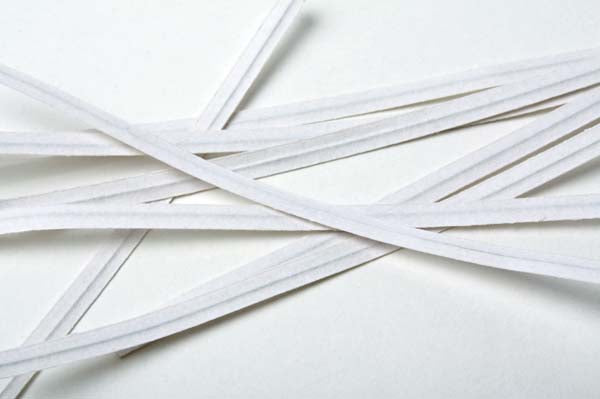 Tin Ties 10.2x0.4cm White Paper (1.000 pieces) [TT4WH]