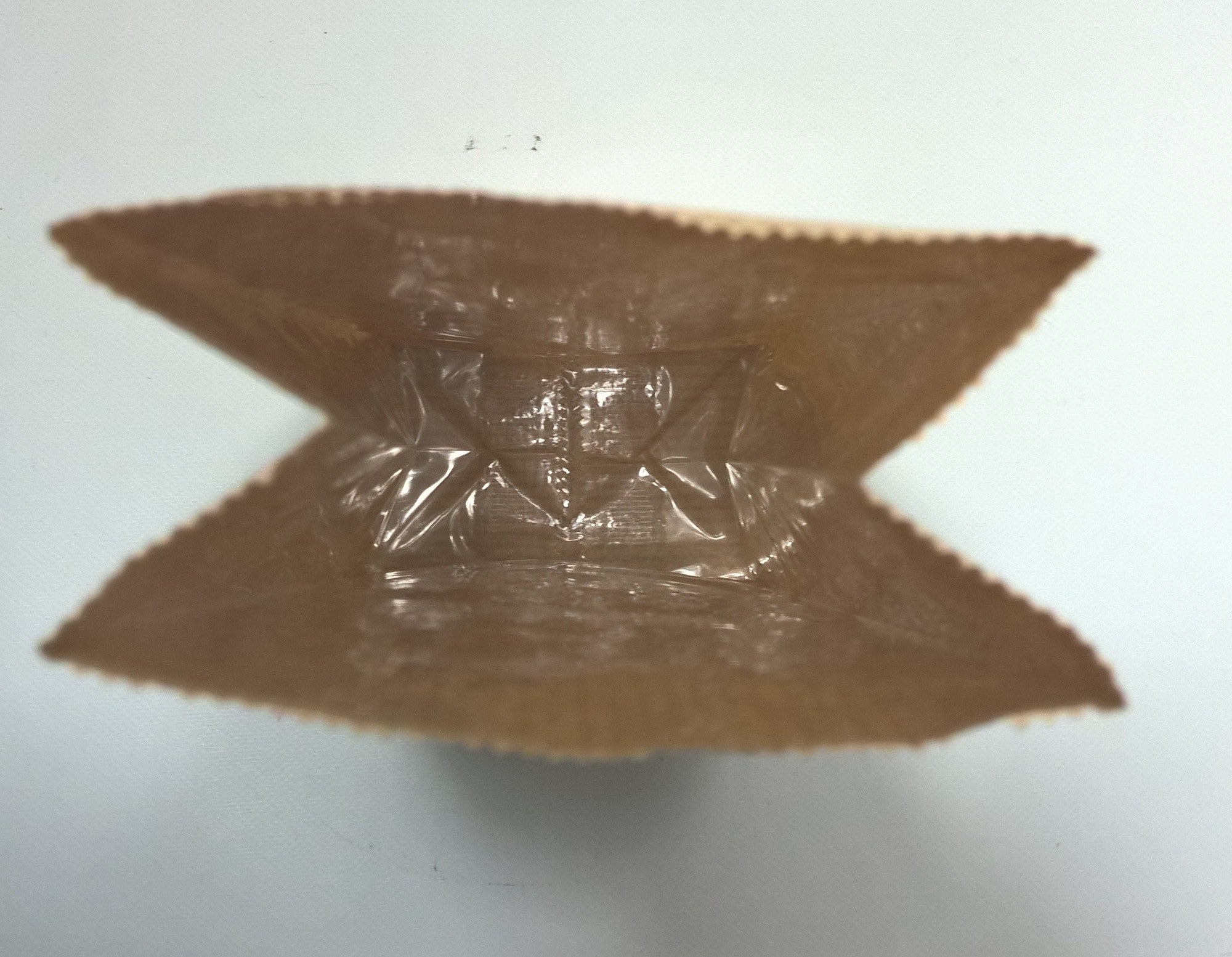 Block Bottom Bags Kraft Brown 10.5x6.5x27.5cm 70 g/m2 lined with 30my OPP Foil and clear Window | 500 grams (100 pieces) [PAB1015]