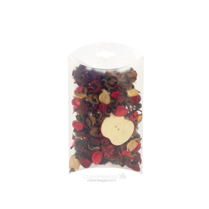 Pillow Packs Frost 12.7x3.8x19.1cm with optional Hang Hole (25 pieces) [PBF108]