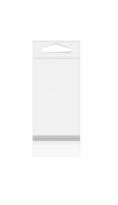 Headerbags 12.2x25.4cm with Protective Closure (100 pieces) [HB49XPC]