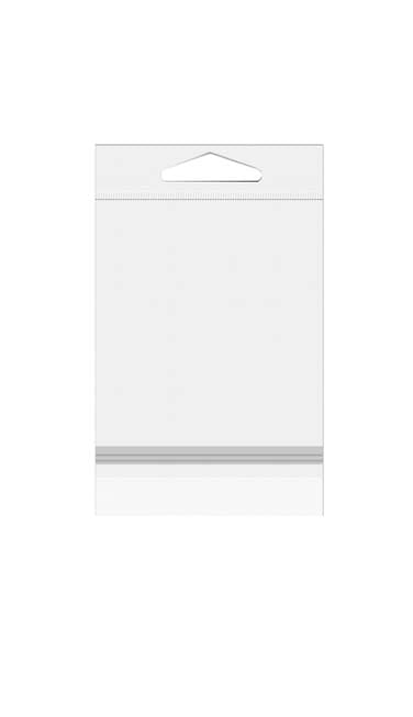 Headerbags 13.8x17.8cm with Protective Closure (100 pieces) [HB6B3PC]