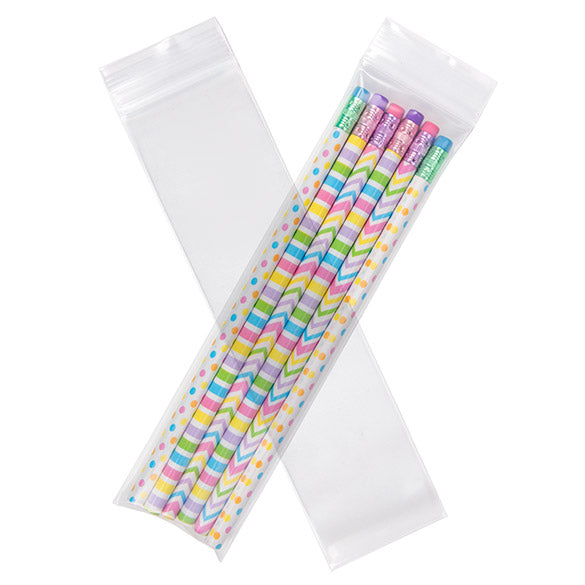 Grip Seal Bags 5x20.5cm PE 100 micron (100 pieces) [4PE28]