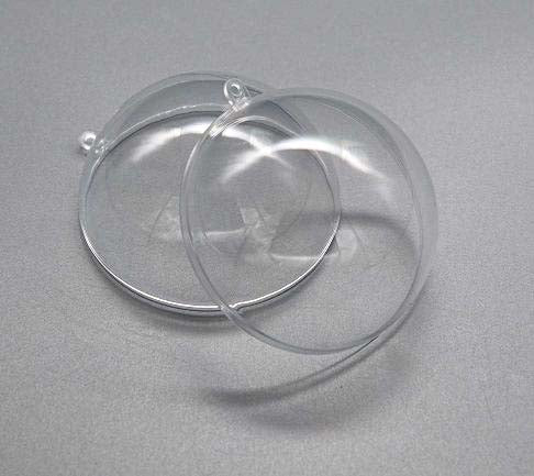 Plastic Ball Transparent 8cm (25 pieces) [PEP-1002079]