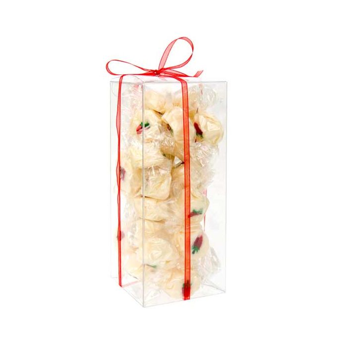 Plastic Gift Boxes 6.5x6.5x15.4cm Autolock Bottom (25 pieces) [PLB146]