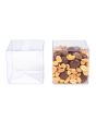 Plastic Gift Boxes 6,4x6,4x6,4 cm Crystal Clear with Autolock Bottom (25 pieces) [PLB302]