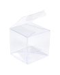 Plastic Gift Boxes 6,4x6,4x6,4 cm Crystal Clear with Autolock Bottom (25 pieces) [PLB302]