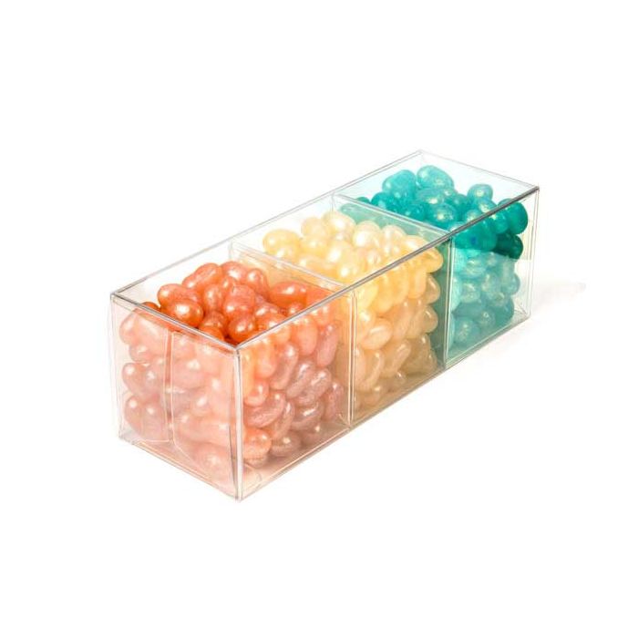 Plastic Gift Boxes 5.2x5.2x15.5cm Crystal Clear (25 pieces) [PLB327]