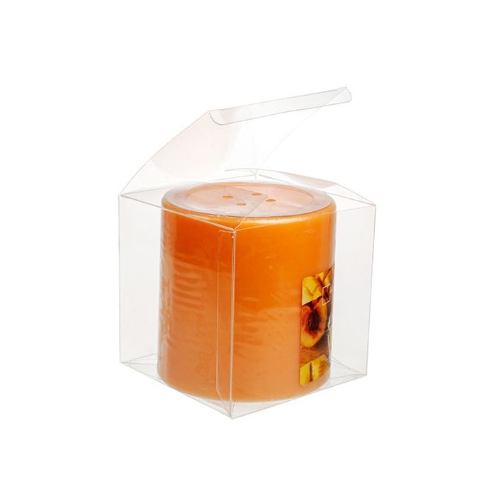 Plastic Gift Boxes 12.7x12.7x12.7cm with Autolock Bottom (25 pieces) [PLB68]