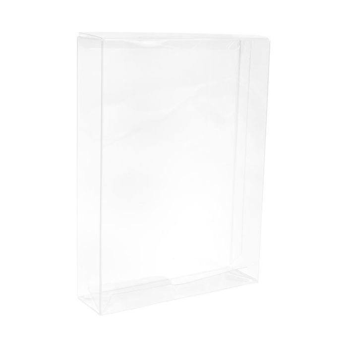 Plastic Gift Boxes 13.7x3.8x18.7cm Crystal Clear with Autolock Bottom (25 pieces) [PLB72]
