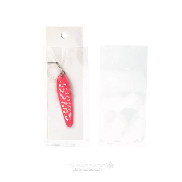 Plastic Bags 5.1x10.2cm Clear Polypropylene (100 pieces) [FP224]