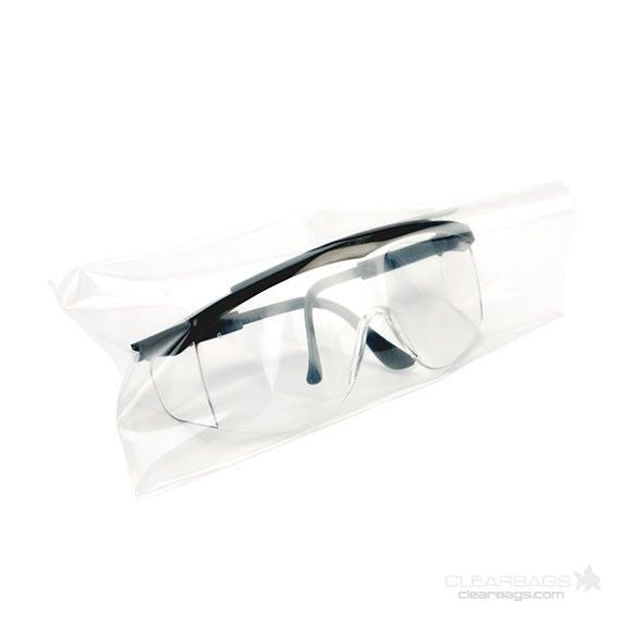 Plastic Bags 10.2x20.3cm LDPE 100 micron (100 pieces) [PE448]