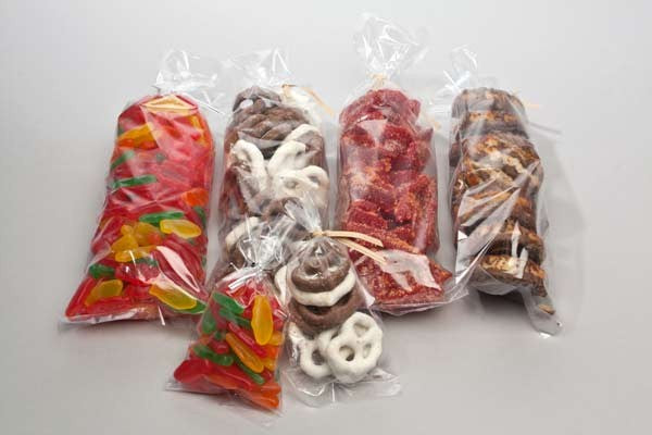 Plastic Bags 7.6x25.4cm Clear Polypropylene (100 pieces) [FP2310]