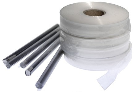 Plastic Poster Tubes 5x55cm (50 micron) [100 pieces) [PT2X22]