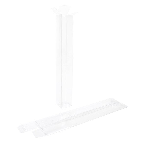 Plastic Gift Boxes 4.1x4.1x31.1cm Autolock Bottom (25 pieces) [PLB332]