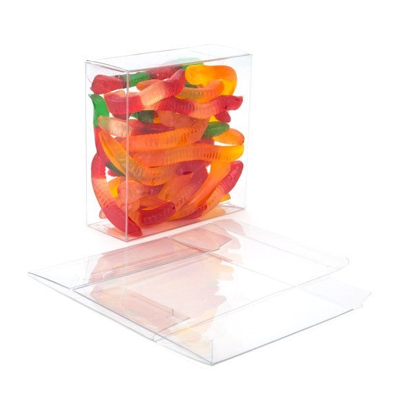 Plastic Gift Boxes 10.8x4.1x10.8cm Autolock Bottom (25 pieces) [FPLB194]
