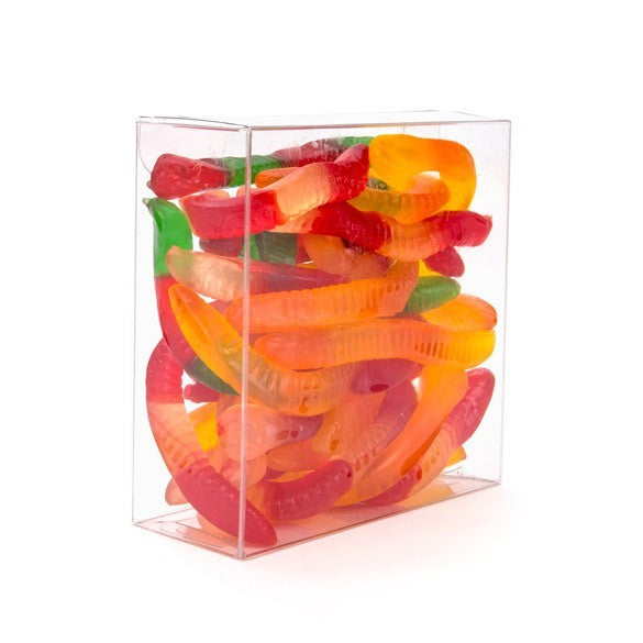 Plastic Gift Boxes 10.8x4.1x10.8cm Autolock Bottom (25 pieces) [FPLB194]