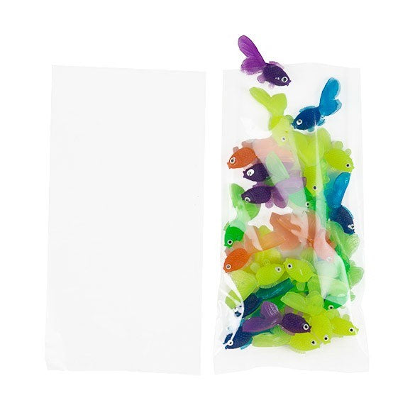 Plastic Bags 10.2x20.3cm Clear Polypropylene (100 pieces) [FP1H48]