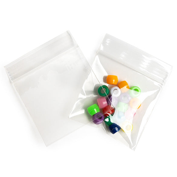 Grip Seal Bags 5x5cm Crystal Clear PP 50 micron (100 pieces) [ZC22]