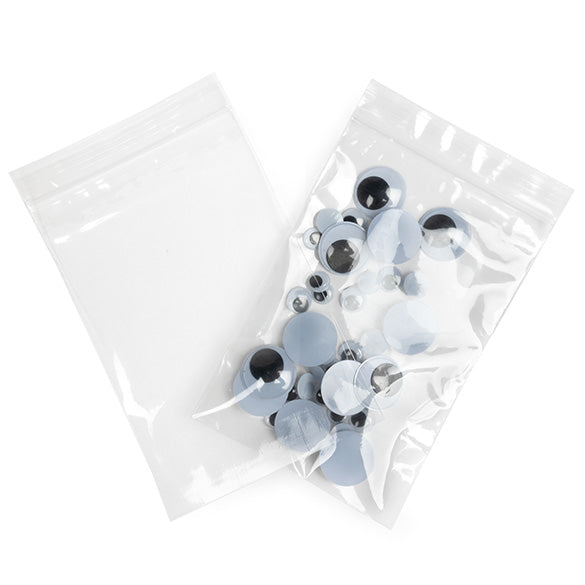 Grip Seal Bags 10x15cm Crystal Clear PP 50 micron (100 pieces) [ZC46]
