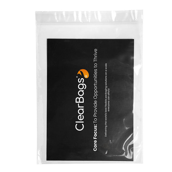 Grip Seal Bags 15x20cm Crystal Clear PP 50 micron (100 pieces) [ZC68]