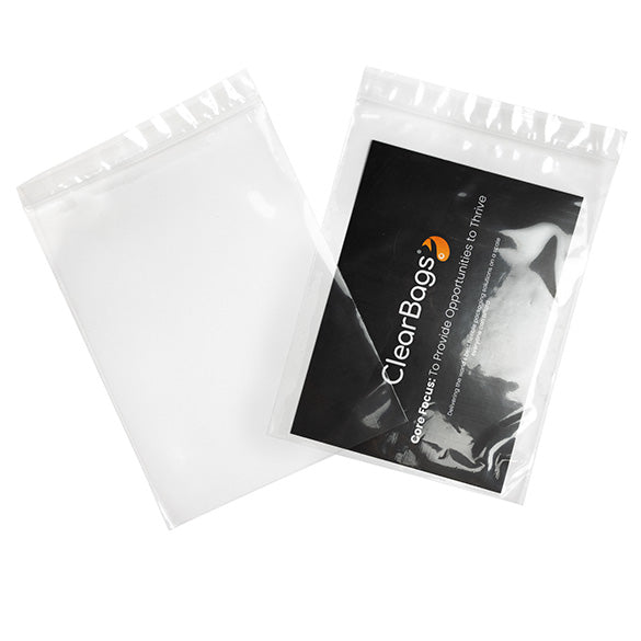 Grip Seal Bags 15x20cm Crystal Clear PP 50 micron (100 pieces) [ZC68]