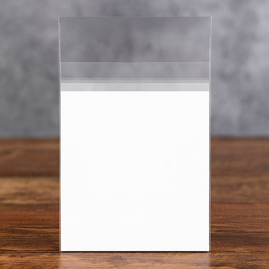 Plastic Bags 8.5x13.1+3.8cm Premium with Protective Closure (100 pieces) [PR3]