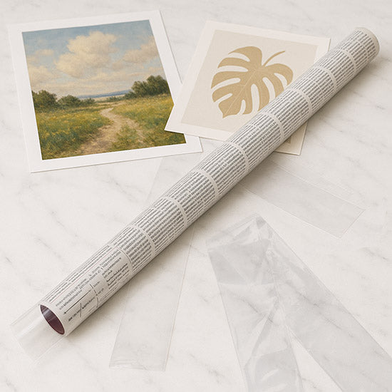 Plastic Poster Tubes 6.4x66cm (50 micron) [100 pieces) [PT2H26]