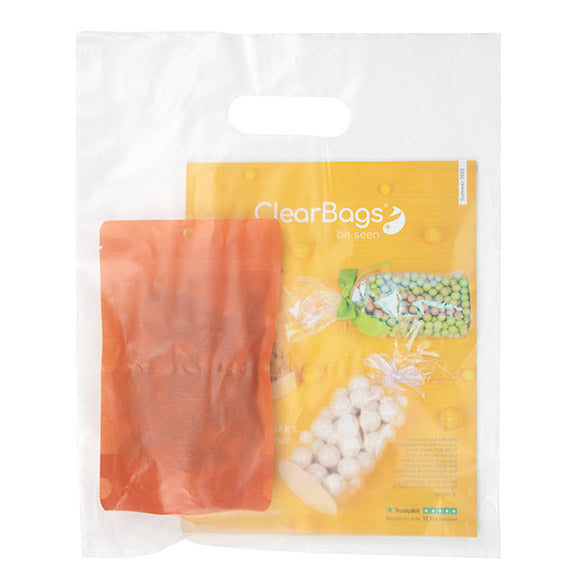 Handle Bag Frosted 2.25 Mil, 20% Recycled Content 30,5x38,1cm (100 Pieces) [H1215FT1R]