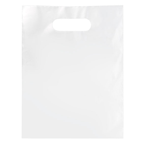 Handle Bag Frosted 2.25 Mil, 20% Recycled Content 22,9x30,5cm (100 Pieces) [H912FT1R]