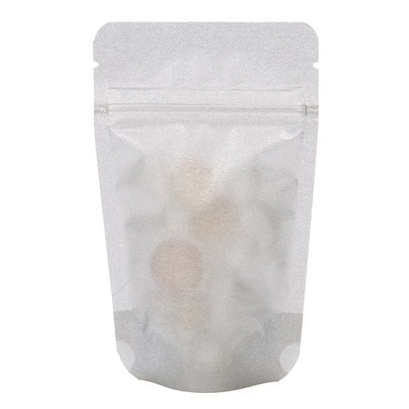 Stand Up Pouches Rice Paper Silver 7.9x5.1x13cm | 28 grams (100 pieces) [ZBGR1SS]