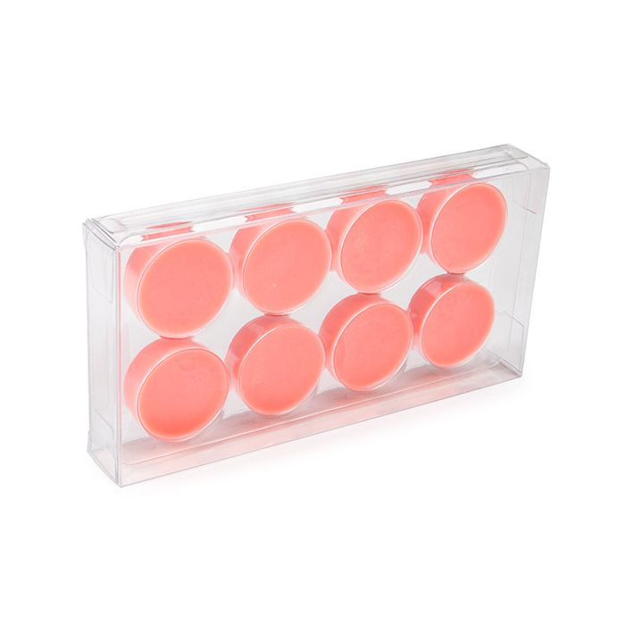 Clear Artisan Candy Box Set, Round Insert 7x2.1x13.8 cm (25 pieces) [CNDYR272]